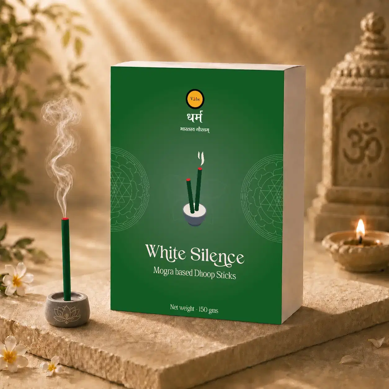 White Silence Dhoop Sticks