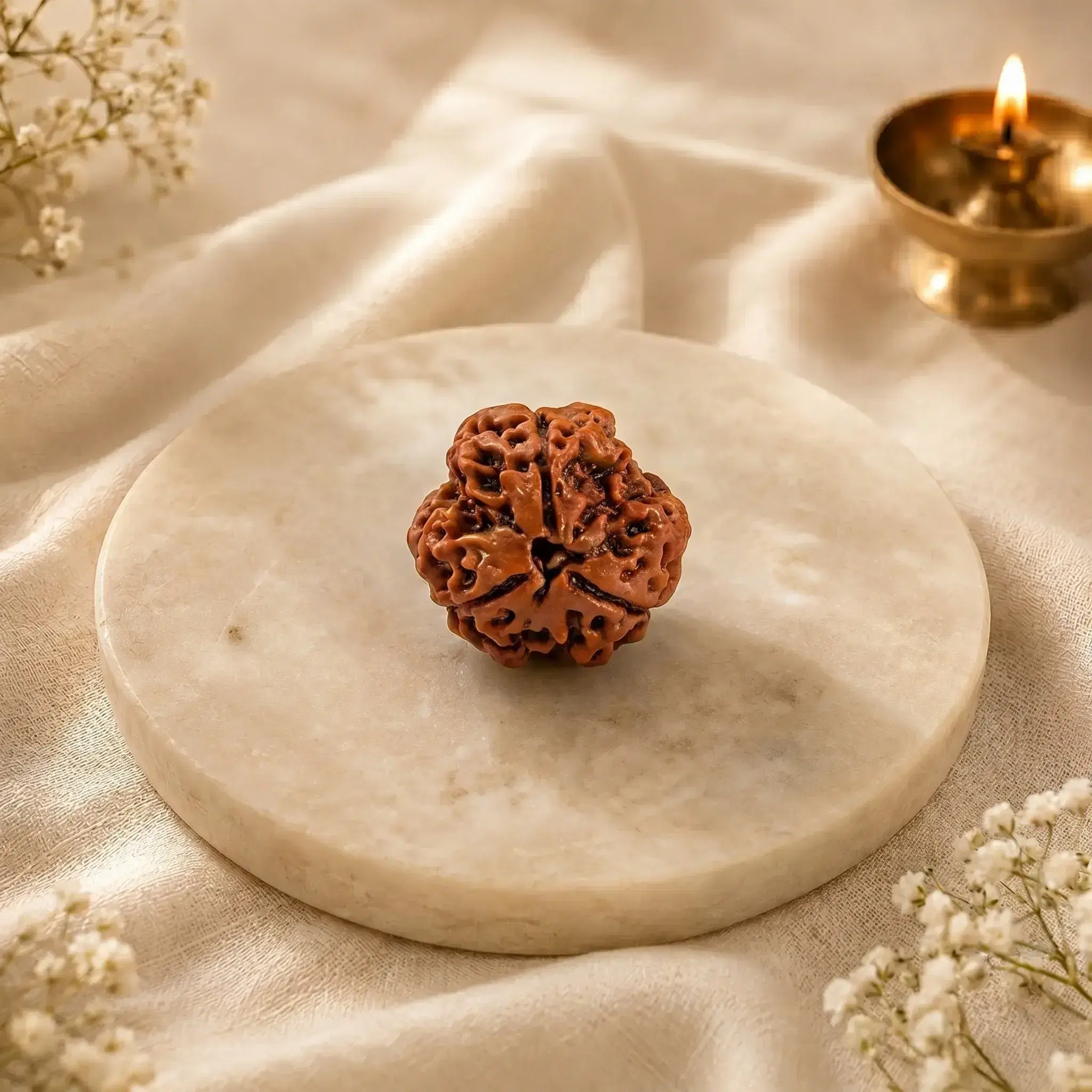 Siddh 3 Mukhi Rudraksha